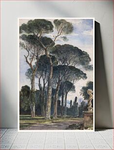 Πίνακας, Umbrella Pines in the Villa Borghese, Rome