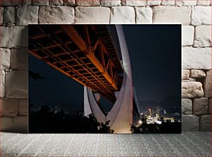 Πίνακας, Under the Bridge at Night Κάτω από τη Γέφυρα τη νύχτα