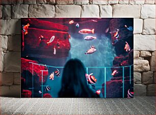 Πίνακας, Underwater Aquarium View Υποβρύχιο Ενυδρείο Θέα