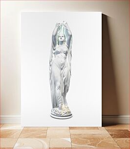Πίνακας, Undine marble sculpture (1894) by Chauncey Bradley Ives