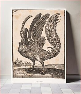 Πίνακας, Unidentified mythical animal, harpy or siren