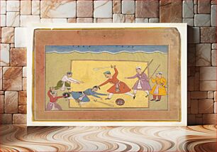Πίνακας, Unidentified Page from a Dispersed Bhagavata Purana (Ancient Stories of Lord Vishnu), India (Rajasthan, Bikaner)