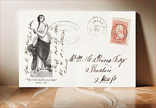 Πίνακας, Union prisoner envelope (Oct. 26, 1864) vintage postage