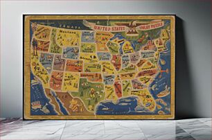 Πίνακας, United States inlay puzzle
