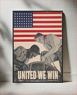 Πίνακας, United we win. War Manpower Commission, Washington, D.C. / O.W.I. photo by Liberman