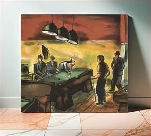 Πίνακας, (Untitled) (Men Playing Billiards)