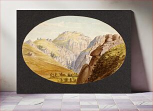 Πίνακας, Untitled (Mountain Scene), Edward S. Siebert
