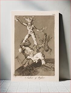 Πίνακας, Up and down by Francisco Goya