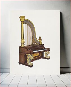 Πίνακας, Upright Harp (ca. 1937) by William High