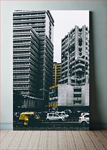 Πίνακας, Urban Cityscape with High-rise Buildings Αστικό τοπίο με πολυώροφα κτίρια
