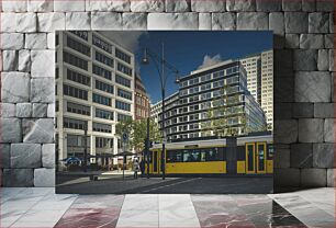 Πίνακας, Urban Street with Tram Urban Street με τραμ