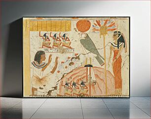 Πίνακας, Userhat Adoring Deities of the West, Tomb of Userhat by Norman de Garis Davies