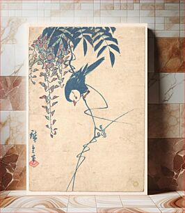 Πίνακας, Utagawa Hiroshige (1842) Wisteria and Birds