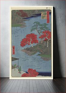 Πίνακας, Utagawa Hiroshige (1857) Inside Akiba Shrine at Ukeji Utagawa Hiroshige