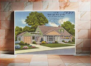 Πίνακας, V. F. W. Model Gift Home of 1952, 789 V. F. W. Parkway, West Roxbury