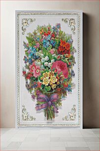 Πίνακας, Valentine - Mechanical bouquet, Bride and Groom