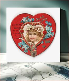 Πίνακας, Valentine - Mechanical - Heart opens to reveal Cupid (1875)