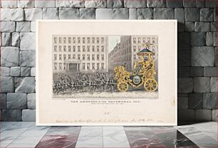 Πίνακας, Van Amburgh & Cos. triumphal car: passing the Astor House, April 20th. 1846