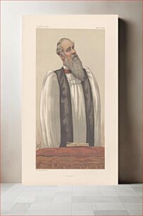 Πίνακας, Vanity Fair - Clergy. 'Liverpool'. Rev. John Charles Ryle, Bishop of Liverpool. 26 March 1881