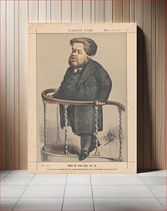 Πίνακας, Vanity Fair - Clergy. 'No one has suceeded like him in sketching the comic side of repentance and regeneration'. Charles Spurgeon. 10 December 1870