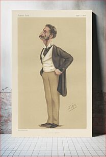 Πίνακας, Vanity Fair: Legal; 'An Astute Lawyer', George Henry Lewis, September 2, 1876