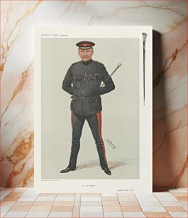 Πίνακας, Vanity Fair: Military and Navy; '1st Life Guards', Colonel Calley, October 3, 1906