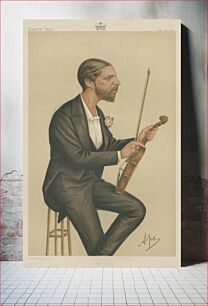 Πίνακας, Vanity Fair: Musicians; 'First Violin', H.R.H. Duke of Edinburgh, January 10, 1874