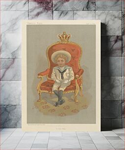 Πίνακας, Vanity Fair: Royalty; 'A Born King', Alfonso VIII, King of Spain, January 21 (1893)