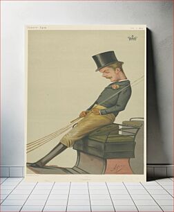 Πίνακας, Vanity Fair: Sports, Miscellaneous: Carriages; 'Charlie', Lord Carrington, February 7, 1874