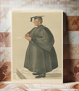 Πίνακας, Vanity Fair: Teachers and Headmasters; 'The Head', The Reverand Edmond Warre, June 20, 1885