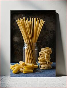 Πίνακας, Variety of Uncooked Pasta Ποικιλία άψητων ζυμαρικών