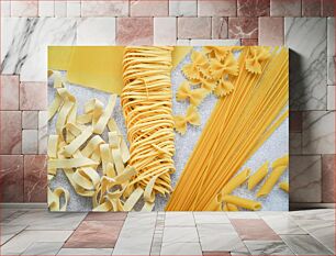 Πίνακας, Various Types of Pasta Διάφορα είδη ζυμαρικών