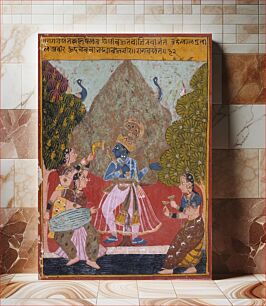 Πίνακας, Vasanta Ragini, Second Wife of Dipak Raga, Folio from a Ragamala (Garland of Melodies)