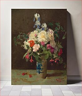 Πίνακας, Vase of Flowers (1875) by George Cochran Lambdin
