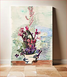 Πίνακας, Vase of Flowers (1929) by Ernst Ludwig Kirchner