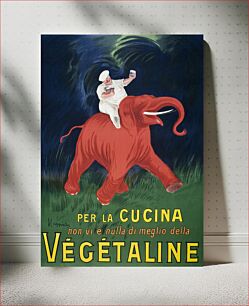 Πίνακας, Vegetaline (1910) by Leonetto Cappiello