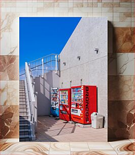 Πίνακας, Vending Machines by Staircase Πωλητές με σκάλα
