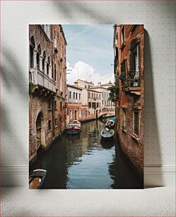 Πίνακας, Venetian Canal Scene Σκηνή Ενετικού Καναλιού