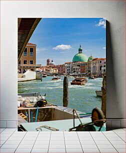 Πίνακας, Venetian Canal Scene Σκηνή Ενετικού Καναλιού