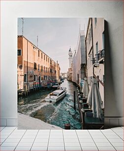 Πίνακας, Venetian Canal with Boat Ενετικό κανάλι με βάρκα