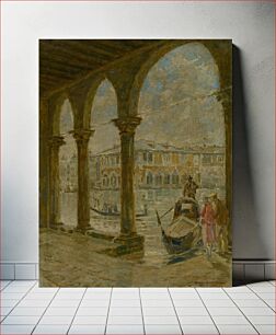 Πίνακας, Venice by Elemír Halász-Hradil