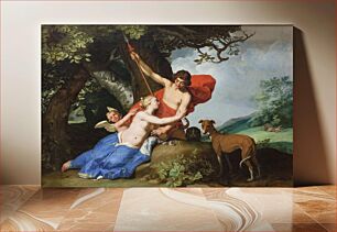 Πίνακας, Venus and Adonis by Abraham Bloemaert