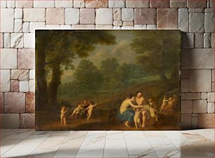 Πίνακας, Venus and adonis (love scene), Johann Friedrich Gerhard