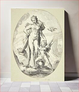 Πίνακας, Venus and Cupid by Hendrick Goltzius