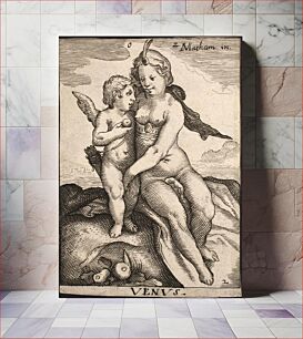 Πίνακας, Venus and Cupid by Jacob Matham