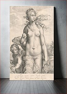 Πίνακας, Venus and cupid, Hendrick Goltzius