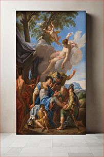 Πίνακας, Venus brings healing herbs to the wounded Aeneas by Hendrik Krock