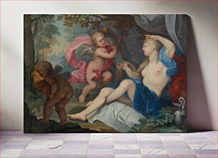Πίνακας, Venus' toilet, Charles Dufresnoy