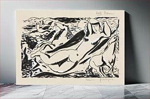 Πίνακας, Venus Vignet voor boek 'L'art Hollandais contemporain' van Paul Fierens (1932–1933) by Leo Gestel