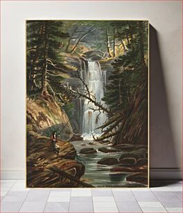 Πίνακας, Vermont scenery, Gulf Fall by Robert D. Wilkie